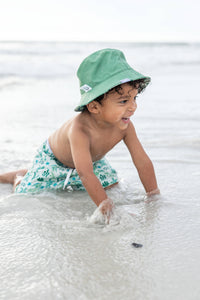 Save the Sea Turtles and Lucky Green Reversible Bucket Hat