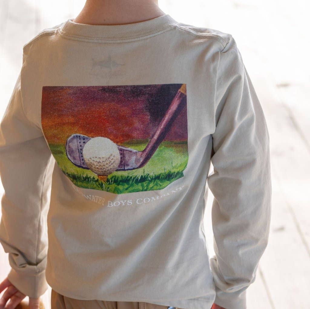 Golf Ball Boys Long Sleeve Graphic Tee
