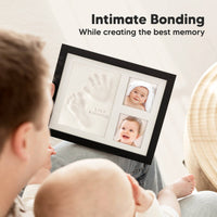 KeaBabies Baby Handprint, Footprint Keepsake Solo Frame