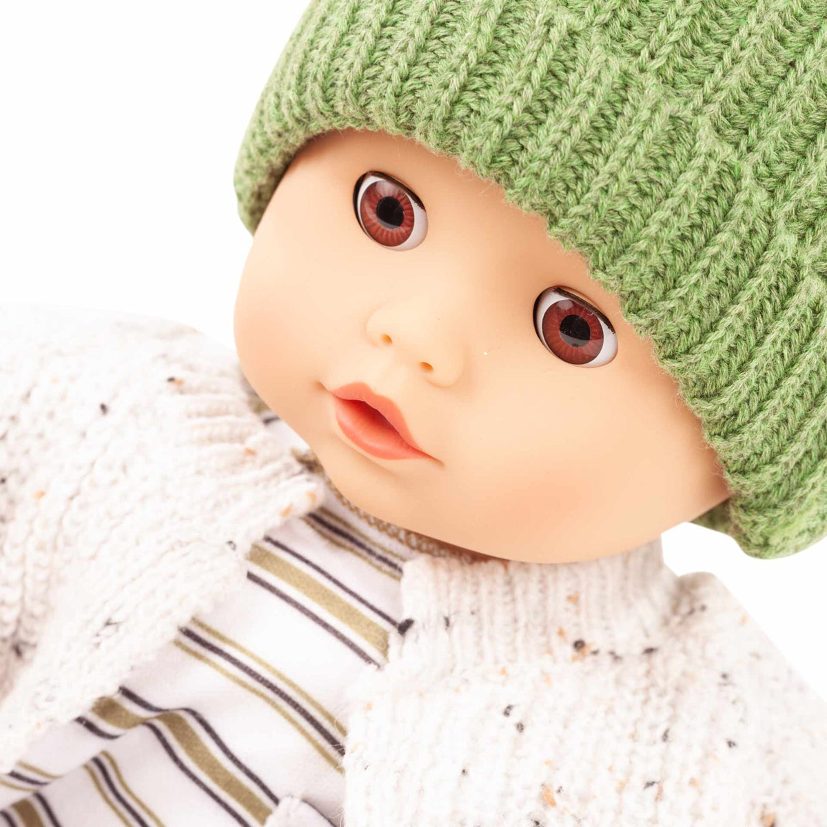 Gotz Muffin Baby 13" Baby Doll with Sleepy Brown Eyes