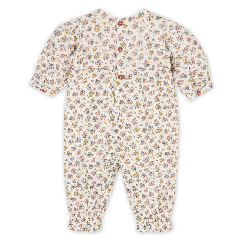 Floral Bunch Muslin Baby Jumpsuit (Organic)