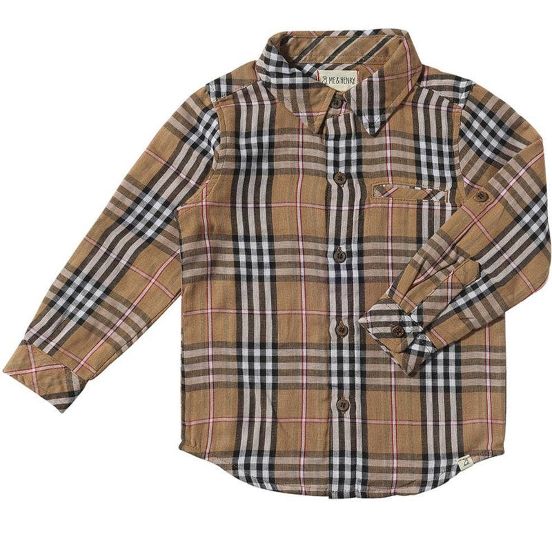 Brown/Black/Red Plaid ATWOOD Woven Shirt