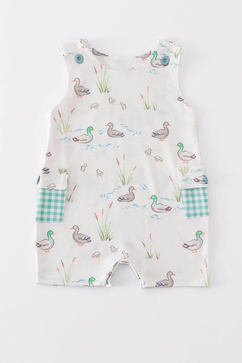 Duck print pocket boy jonjon