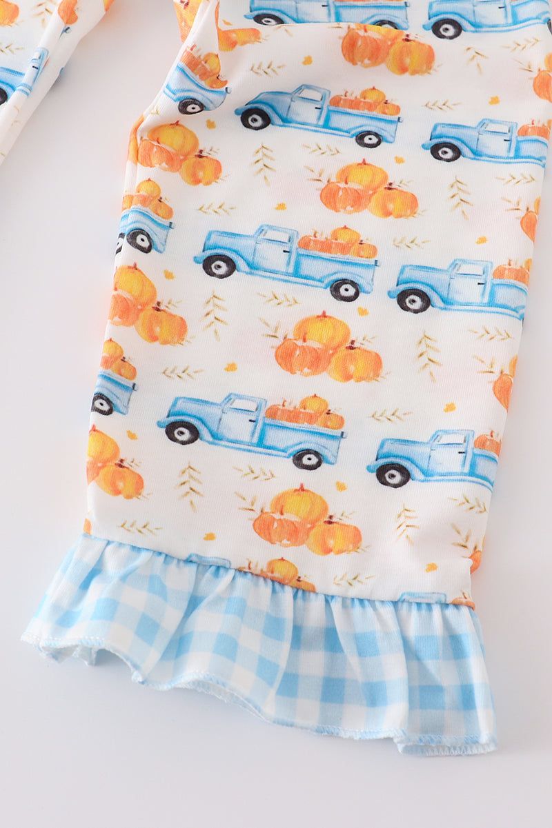 
                  
                    Truck pumpkin print girl pajamas
                  
                