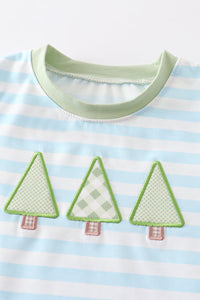 Green christmas tree boy pants set