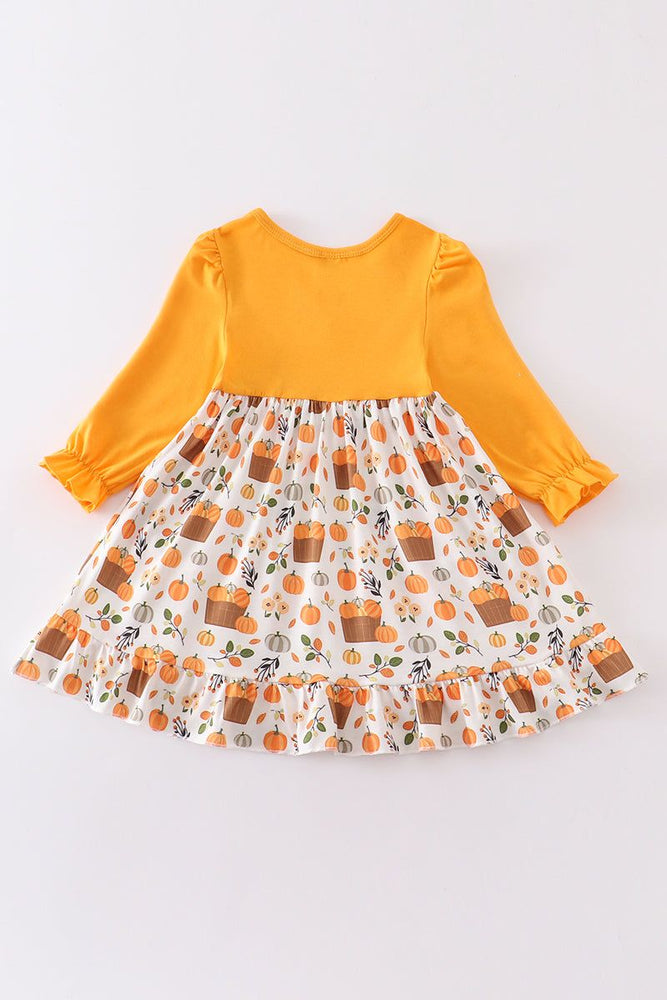 
                  
                    Orange pumpkin print dress
                  
                