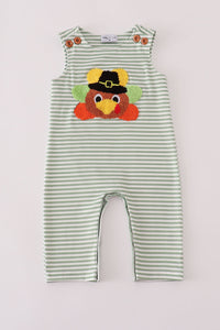 Green turkey french knot stripe jonjon