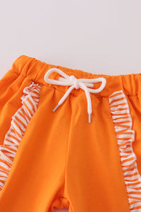 Tennessee applique stripe ruffle pants set