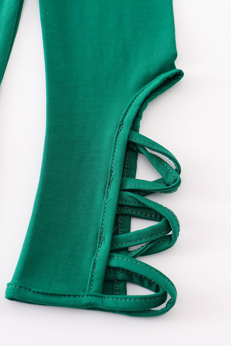 
                  
                    Green hollow out legging
                  
                