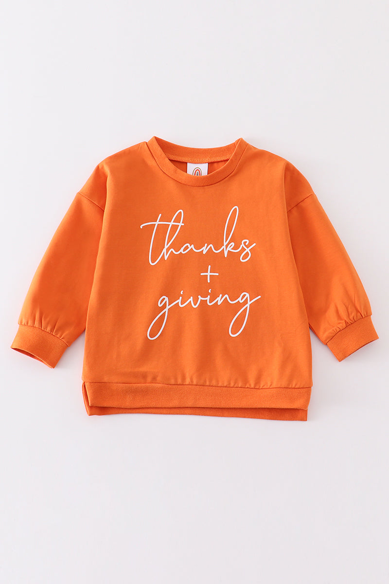 
                  
                    Orange thanksgiving girl sweatshirt
                  
                