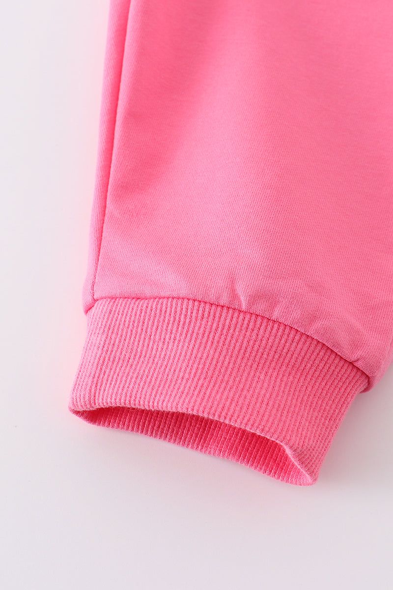 
                  
                    Pink sweatshirt & pants  set
                  
                