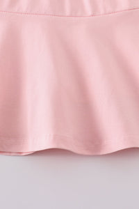 Pink basic skort