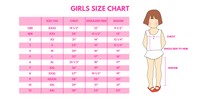 Pink character print girl set