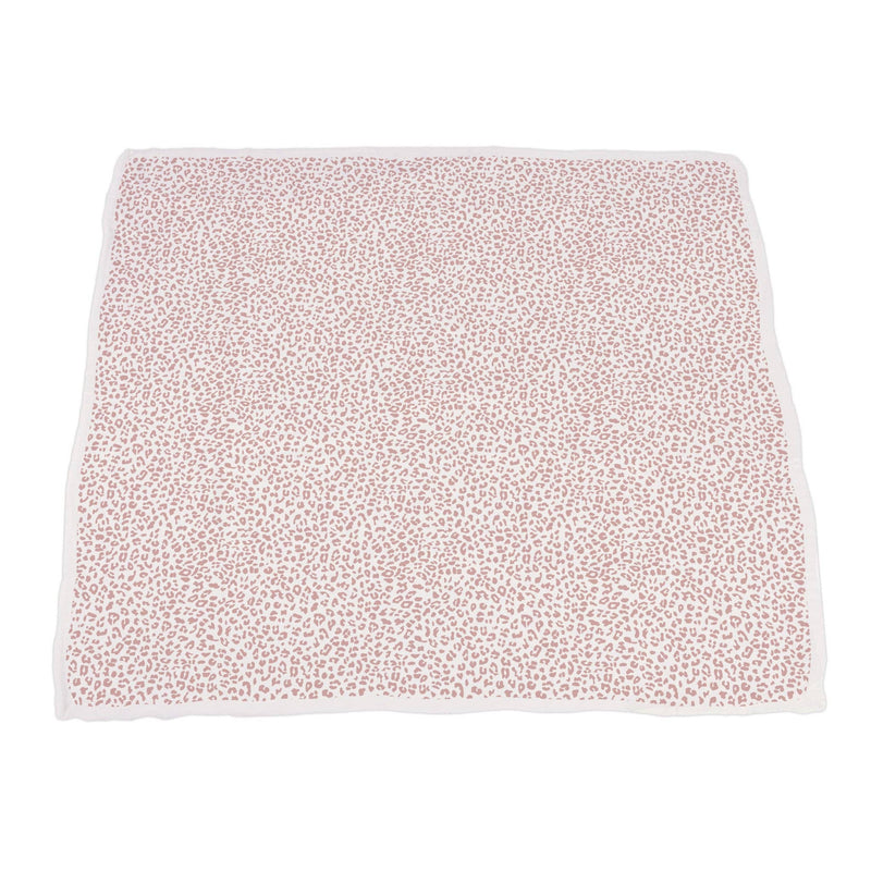 Dancing Flamingo and Little Leopard Newcastle Blanket