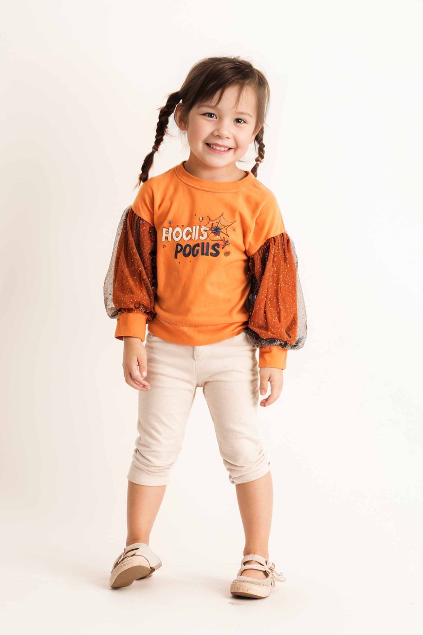 
                  
                    Orange "HOCUS POCUS" girl top
                  
                