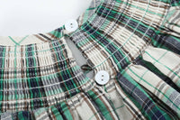 Christmas Tartan Smocked Bishop Dress