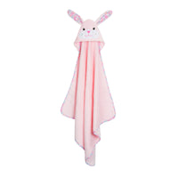 Baby Snow Terry Hooded Bath Towel Bunny 0-18M