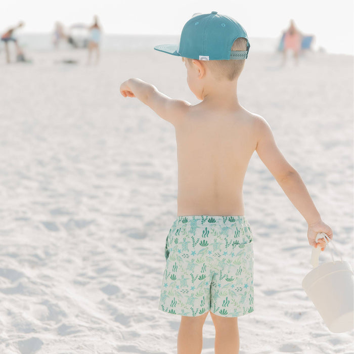 Save the Sea Turtles Boys Swim Trunks