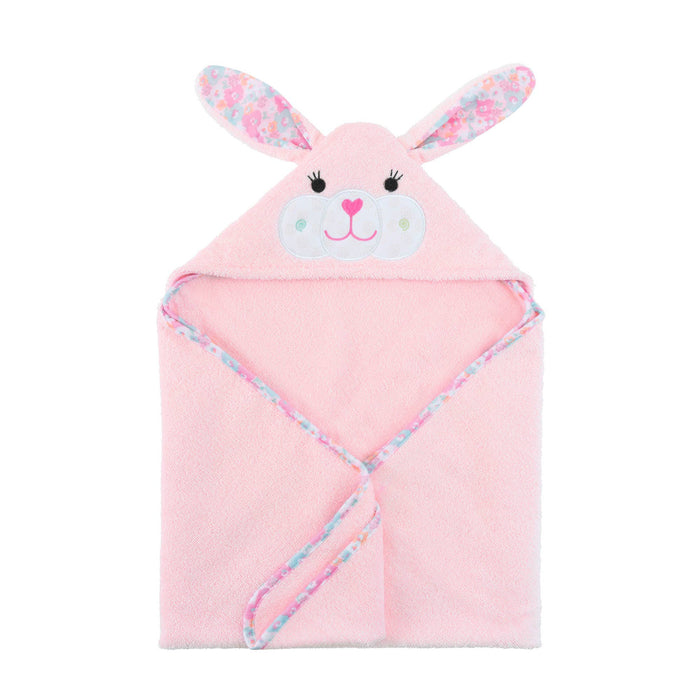 Baby Snow Terry Hooded Bath Towel Bunny 0-18M