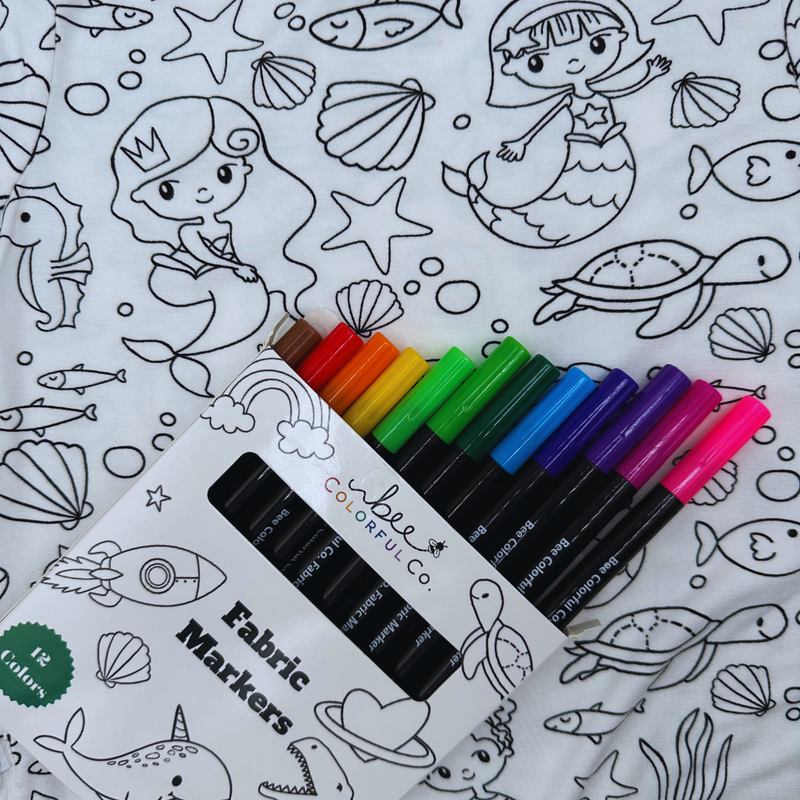 Fabric Markers 12 Piece Set