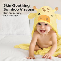 KeaBabies Cuddle Baby Hooded Towel