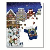 Winter Evening Christmas Advent Calendar Jigsaw Puzzle