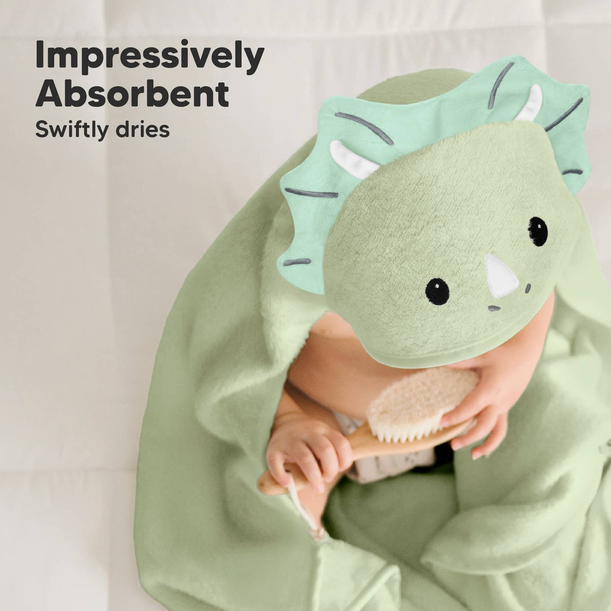 KeaBabies Cuddle Baby Hooded Towel