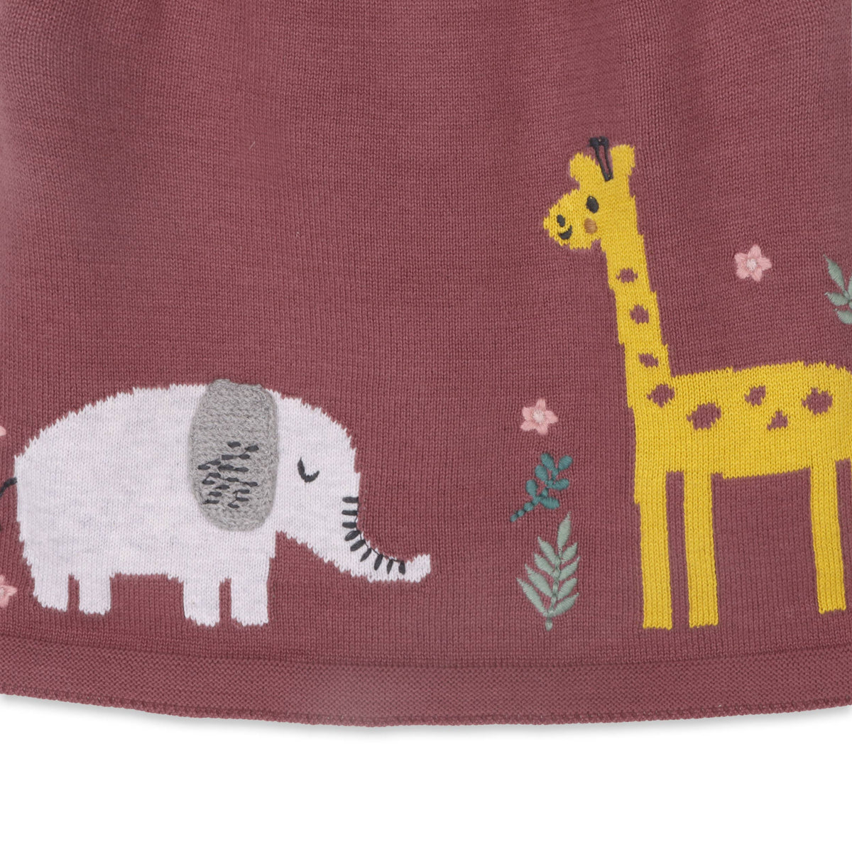 Giraffe Elephant Buddy Organic Baby Tunic Dress & Bodysuit