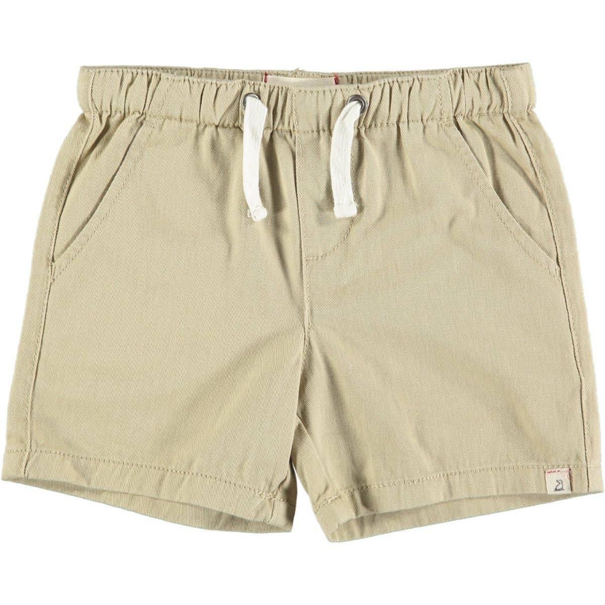 Khaki Twill Shorts -