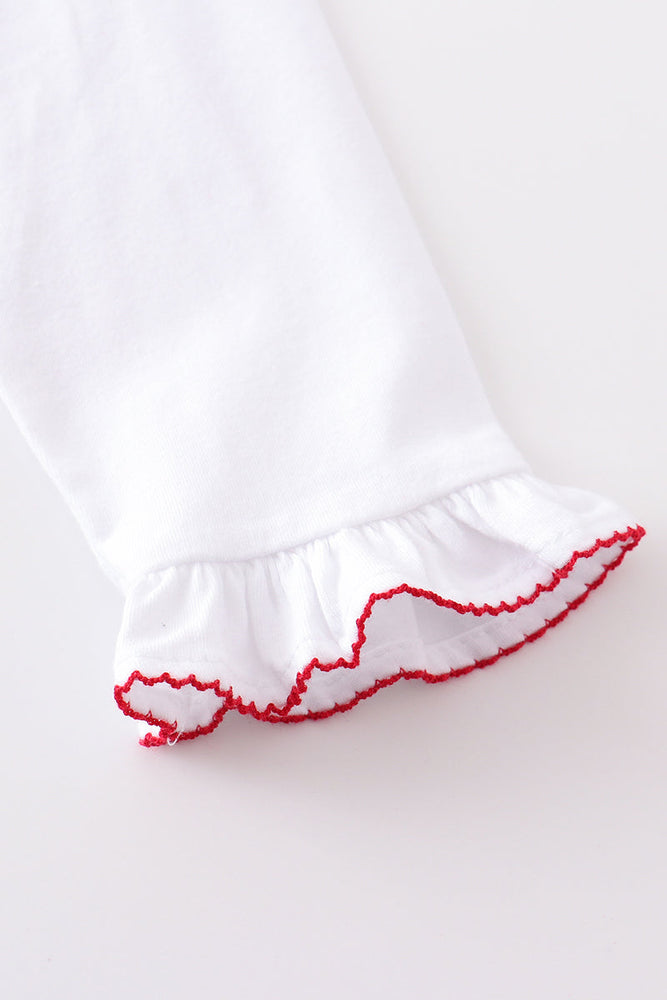 
                  
                    Premium White pocket girl pajamas set
                  
                