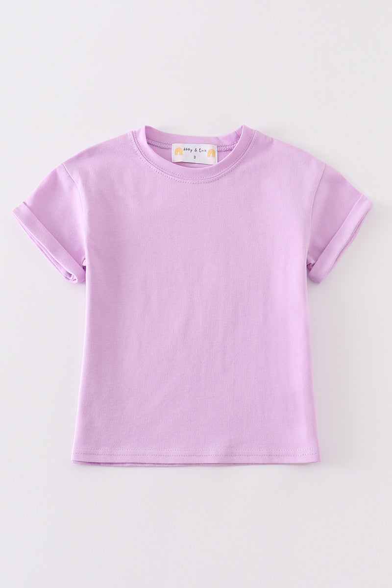 Premium Lilac basic T-shirt