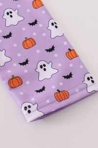 Premium Purple halloween print dress