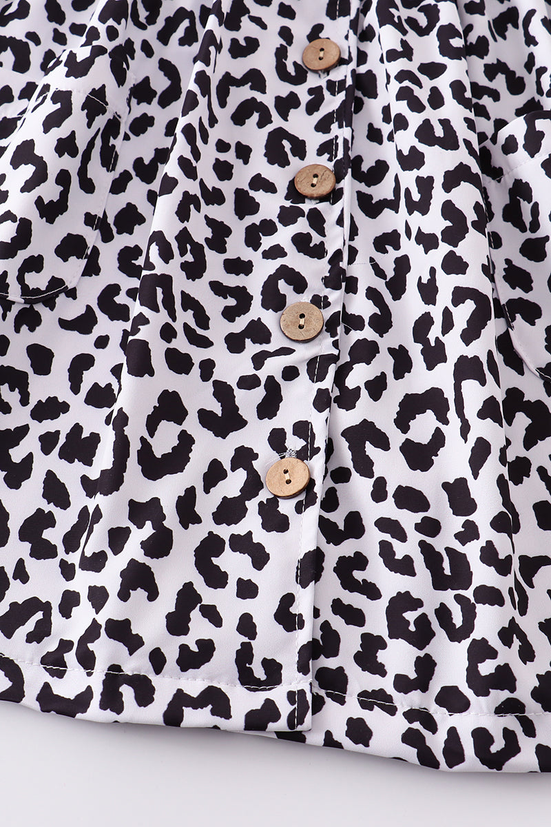 
                  
                    Black leopard print dress mommy & me
                  
                