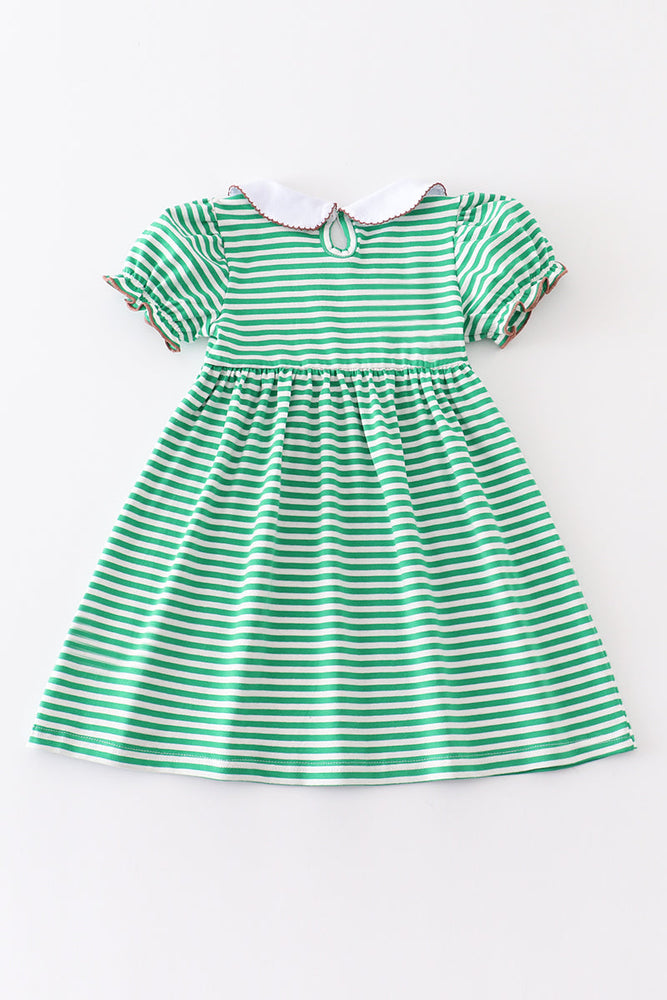 
                  
                    Green stripe football applique dress
                  
                