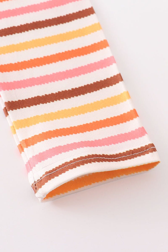 
                  
                    Multicolored stripe print pocket dress
                  
                