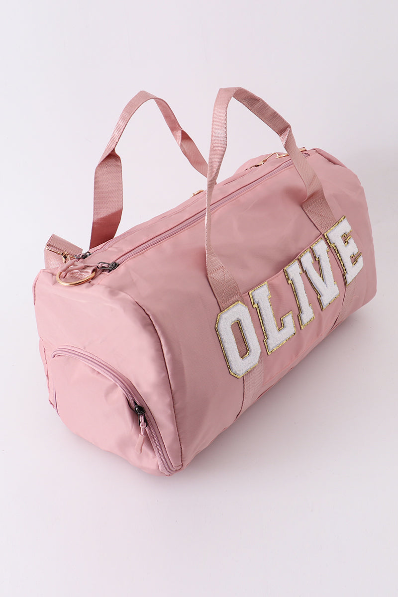 
                  
                    Pink gym bag (bag only)
                  
                