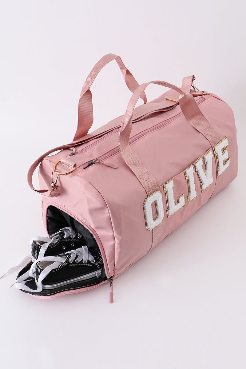 
                  
                    Pink gym bag (bag only)
                  
                