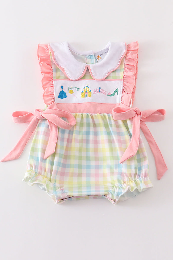 Castle princess embroidery girl bubble
