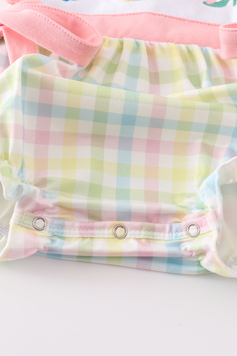Castle princess embroidery girl bubble