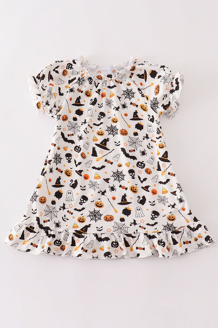 Halloween mom&me pajama gown