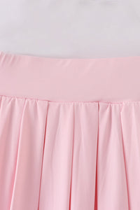 Pink Pleats active skorts