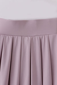 Purple yoga fabric girl skorts