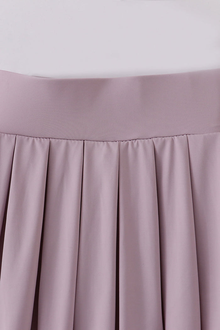 Purple yoga fabric girl skorts