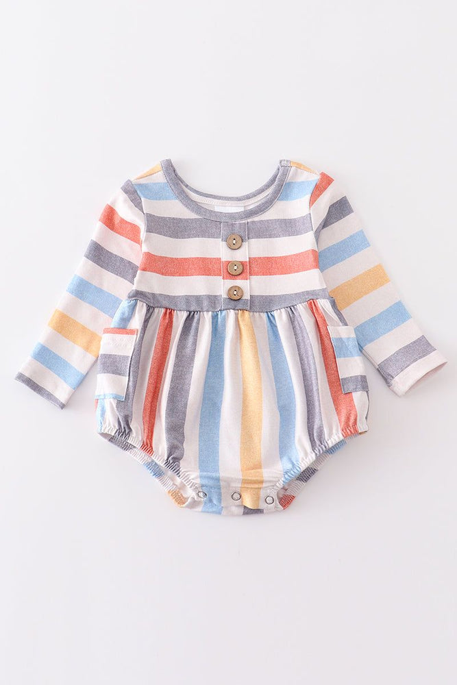 
                  
                    Multicolored stripe pocket baby bubble
                  
                