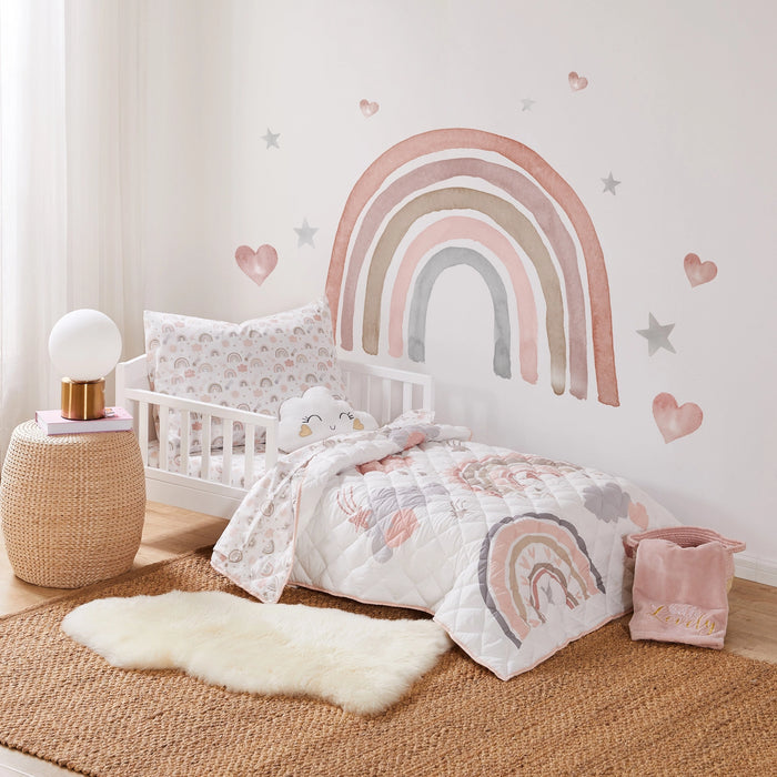 Rainbow Dreams 5-Piece Toddler Bedding Set