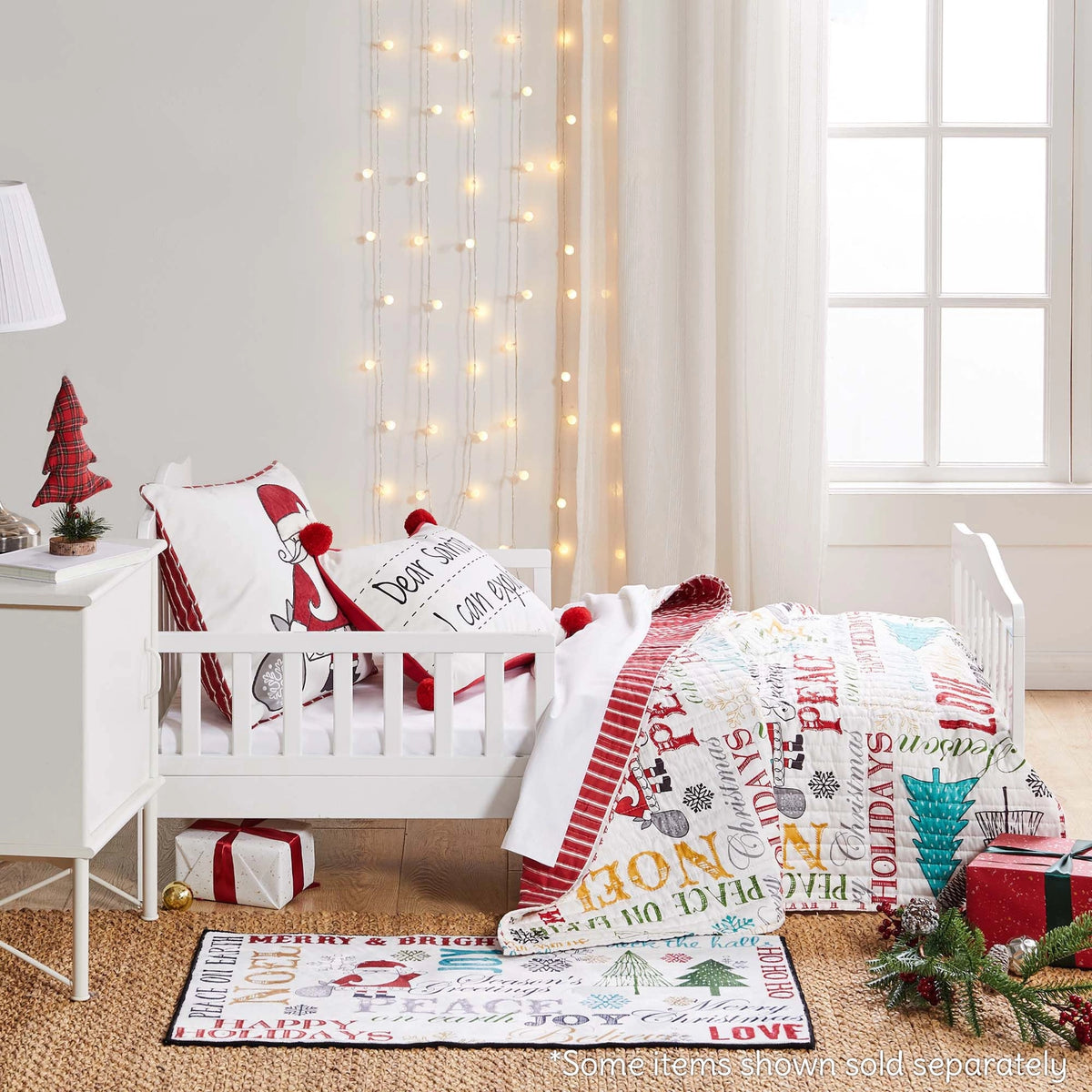 Santa Claus Lane 3-Piece Toddler Bedding Set