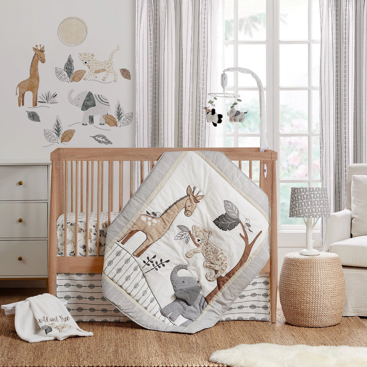 Serengeti 5PC Crib Bedding Set