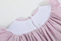 Light Purple Easter Smocked Bishop Dress