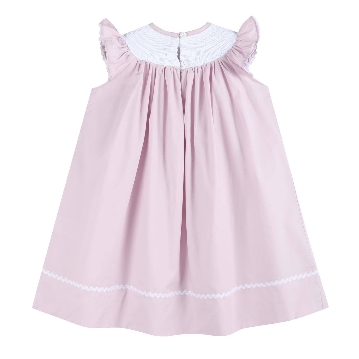 Light Purple Easter Smocked Bishop Dress