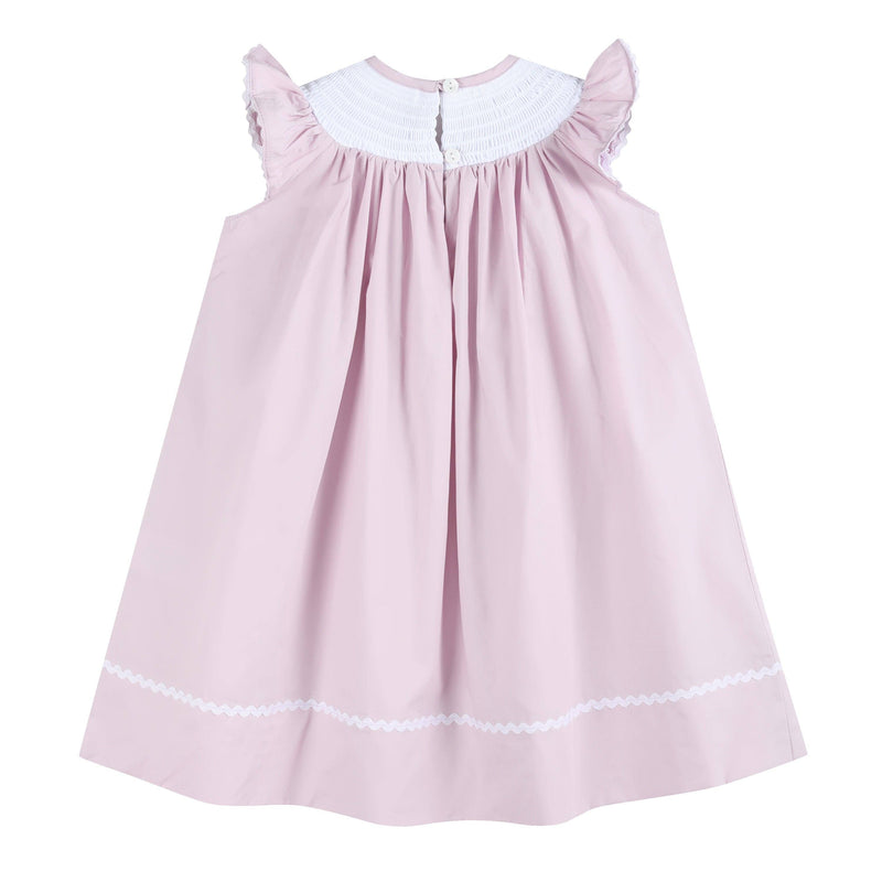 Light Purple Easter Smocked Bishop Dress